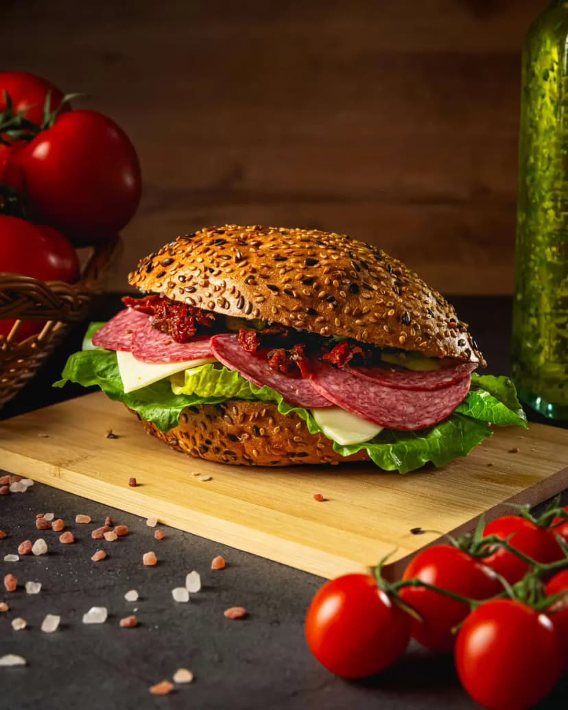 KANAPKA WŁOSKA SALAMI
